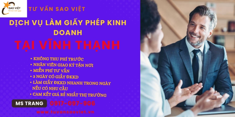 Những điều bạn cần biết khi thành lập công ty tại Vĩnh Thạnh, BìnhĐịnh