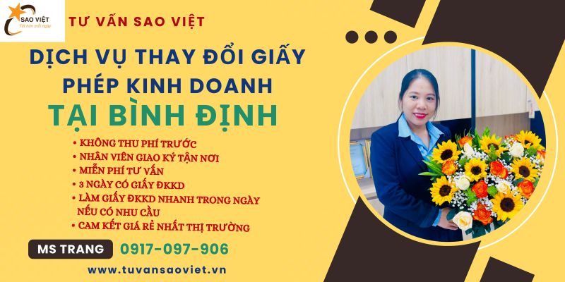 Hướng dẫn thủ tục thay đổi giấy phép kinh doanh của doanh nghiệp.